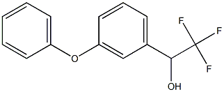 2,2,2-trifluoro-1-(3-phenoxyphenyl)ethan-1-ol Struktur