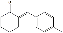 2-(4-methylbenzylidene)cyclohexan-1-one Struktur