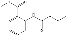 methyl 2-(butyrylamino)benzenecarboxylate Struktur