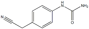 N-[4-(cyanomethyl)phenyl]urea Struktur