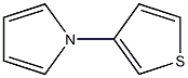 1-(3-thienyl)-1H-pyrrole Struktur