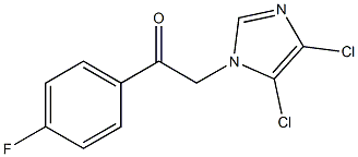 2-(4,5-dichloro-1H-imidazol-1-yl)-1-(4-fluorophenyl)-1-ethanone Struktur