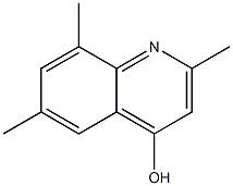 2,6,8-trimethylquinolin-4-ol Struktur