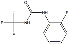 N-(2-fluorophenyl)-N'-trifluoromethylurea Struktur