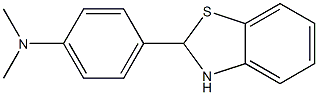 N1,N1-dimethyl-4-(2,3-dihydro-1,3-benzothiazol-2-yl)aniline Struktur