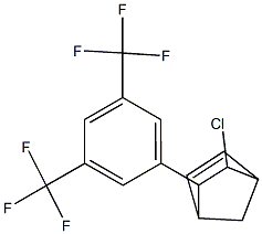 5-chloro-6-[3,5-di(trifluoromethyl)phenyl]bicyclo[2.2.1]hept-2-ene Struktur