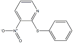 3-nitro-2-(phenylthio)pyridine Struktur