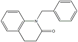 1-benzyl-1,2,3,4-tetrahydroquinolin-2-one Struktur