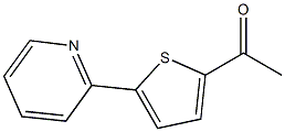 1-[5-(2-pyridyl)-2-thienyl]ethan-1-one Struktur