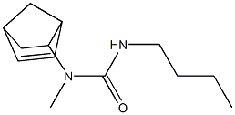 N-bicyclo[2.2.1]hept-5-en-2-yl-N'-butyl-N-methylurea Struktur