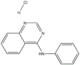 N4-phenylquinazolin-4-amine hydrochloride Struktur