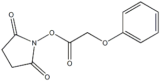 2,5-dioxotetrahydro-1H-pyrrol-1-yl 2-phenoxyacetate Struktur