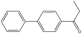 1-[1,1'-biphenyl]-4-ylpropan-1-one Struktur