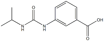 3-{[(isopropylamino)carbonyl]amino}benzoic acid Struktur