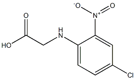 2-(4-chloro-2-nitroanilino)acetic acid Struktur