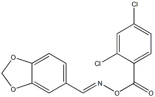 5-({[(2,4-dichlorobenzoyl)oxy]imino}methyl)-1,3-benzodioxole Struktur