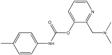 2-[(dimethylamino)methyl]-3-pyridyl N-(4-methylphenyl)carbamate Struktur