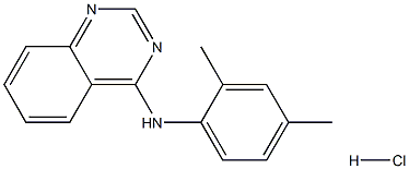 N4-(2,4-dimethylphenyl)quinazolin-4-amine hydrochloride Struktur