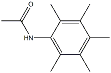 N1-(2,3,4,5,6-pentamethylphenyl)acetamide Struktur