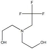 2-[(2-hydroxyethyl)(2,2,2-trifluoroethyl)amino]ethanol Struktur