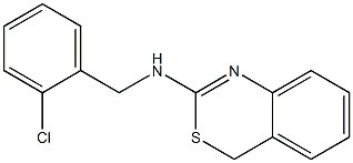 N-(2-chlorobenzyl)-4H-3,1-benzothiazin-2-amine Struktur