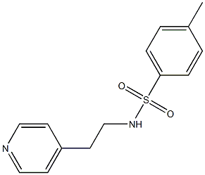 N1-[2-(4-pyridyl)ethyl]-4-methylbenzene-1-sulfonamide Struktur