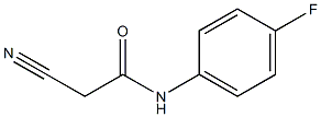 N1-(4-fluorophenyl)-2-cyanoacetamide Struktur