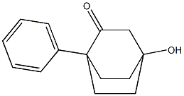 4-hydroxy-1-phenylbicyclo[2.2.2]octan-2-one Struktur