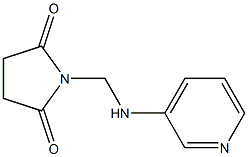 1-[(3-pyridylamino)methyl]pyrrolidine-2,5-dione Struktur