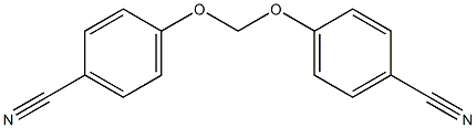 4-[(4-cyanophenoxy)methoxy]benzonitrile Struktur