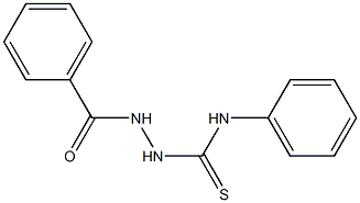 2-benzoyl-N-phenyl-1-hydrazinecarbothioamide Struktur