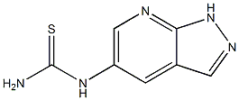 N-(1H-pyrazolo[3,4-b]pyridin-5-yl)thiourea Struktur