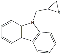 9-(thiiran-2-ylmethyl)-9H-carbazole Struktur