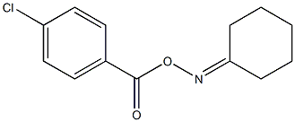 1-chloro-4-{[(cyclohexylideneamino)oxy]carbonyl}benzene Struktur