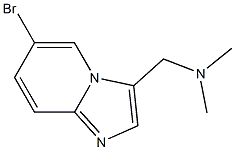 (6-bromoimidazo[1,2-a]pyridin-3-yl)-N,N-dimethylmethanamine Struktur