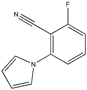 2-fluoro-6-(1H-pyrrol-1-yl)benzenecarbonitrile Struktur