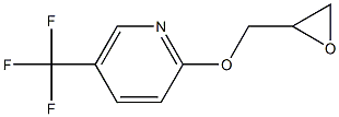 2-(oxiran-2-ylmethoxy)-5-(trifluoromethyl)pyridine Struktur