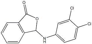 3-(3,4-dichloroanilino)-1,3-dihydroisobenzofuran-1-one Struktur