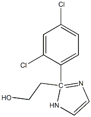 2-(2,4-dichlorophenyl)-1H-Imidazole-ethanol Struktur