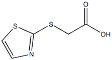 2-(THIAZOL-2-YLTHIO)ACETIC ACID Struktur