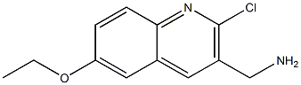 (2-chloro-6-ethoxyquinolin-3-yl)methanamine Struktur