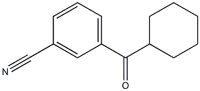 (3-cyanophenyl)(cyclohexyl)methanone Struktur