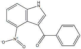 (4-nitro-1H-indol-3-yl)(phenyl)methanone Struktur