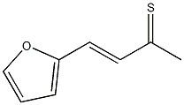 (E)-4-(furan-2-yl)but-3-ene-2-thione Struktur