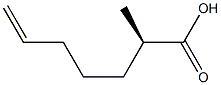 (R)-2-methylhept-6-enoic acid Struktur