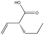 (R)-2-vinylpentanoic acid Struktur