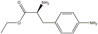 (S)-ethyl 2-amino-3-(4-aminophenyl)propanoate Struktur