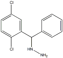 1-((2,5-dichlorophenyl)(phenyl)methyl)hydrazine Struktur