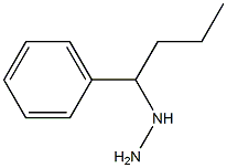 1-(1-phenylbutyl)hydrazine Struktur