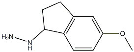 1-(2,3-dihydro-5-methoxy-1H-inden-1-yl)hydrazine Struktur